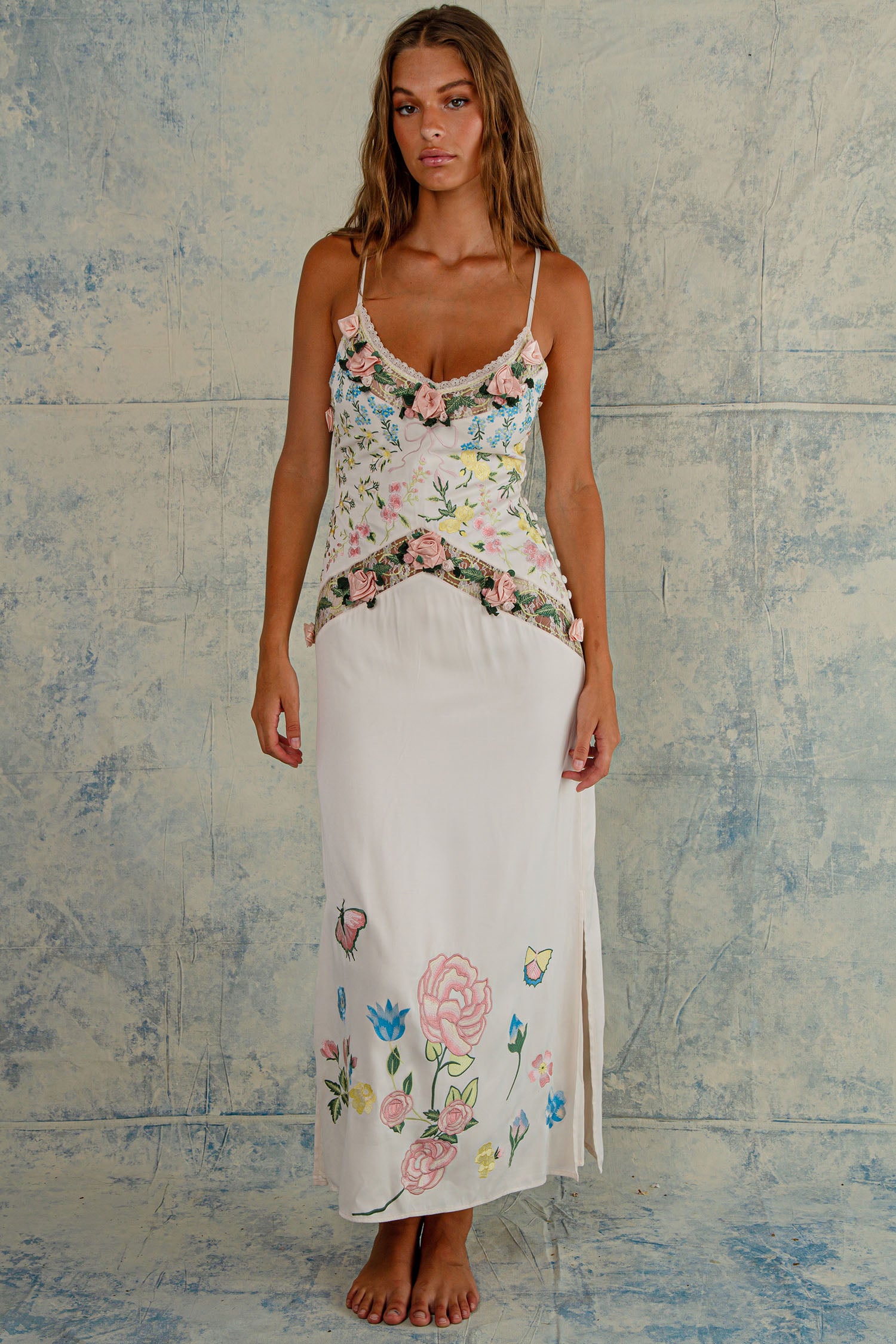 Meadow Camisole Maxi Dress - Ivory