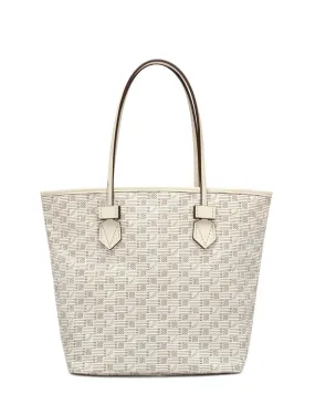 Medium St Tropez Zip Tote in Champagne