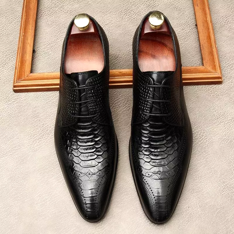 Men  Dress Shoes -  Silvio Serpentine Shoes