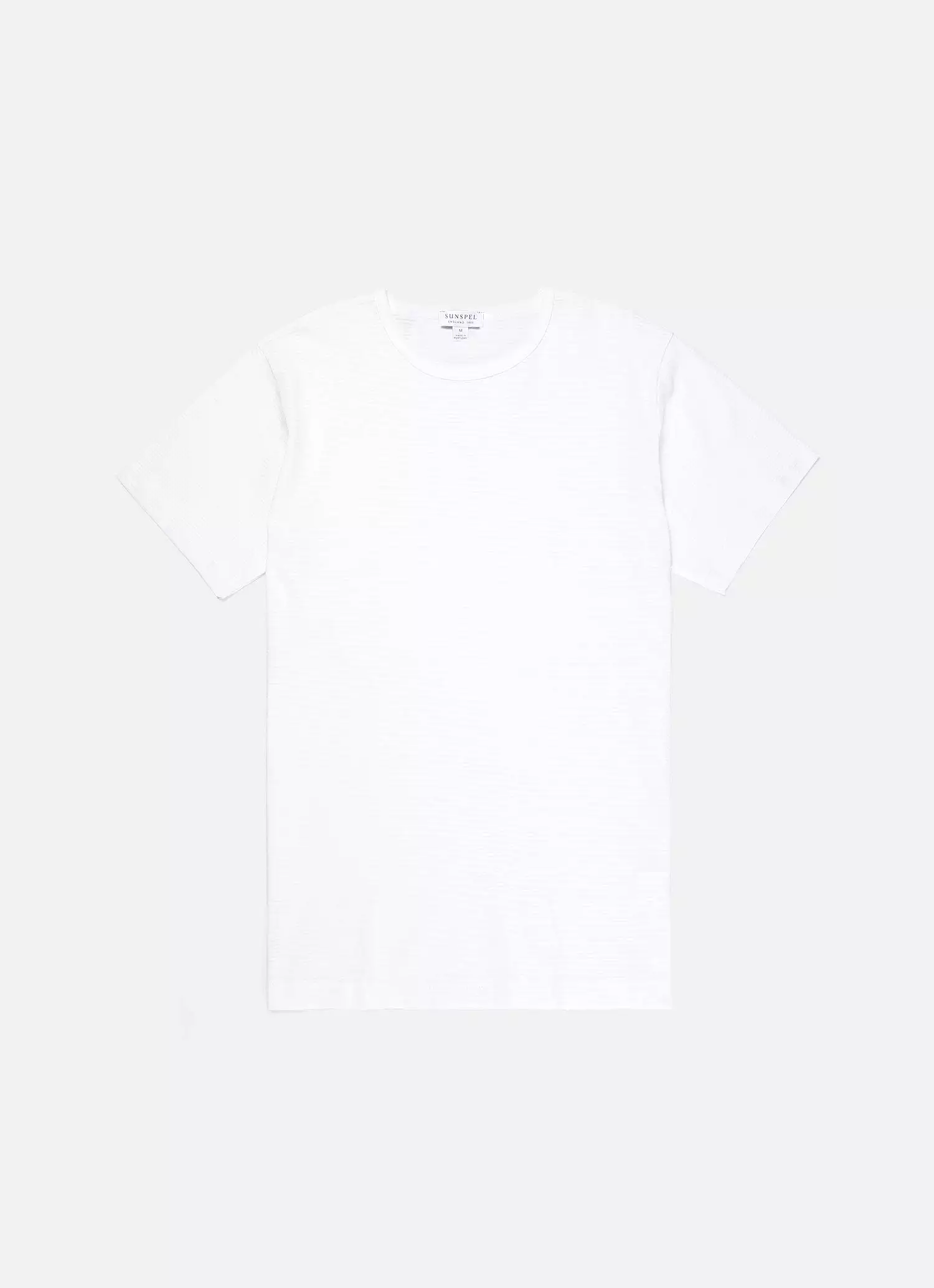 Men's Cellular Cotton Underwear T-shirt in White