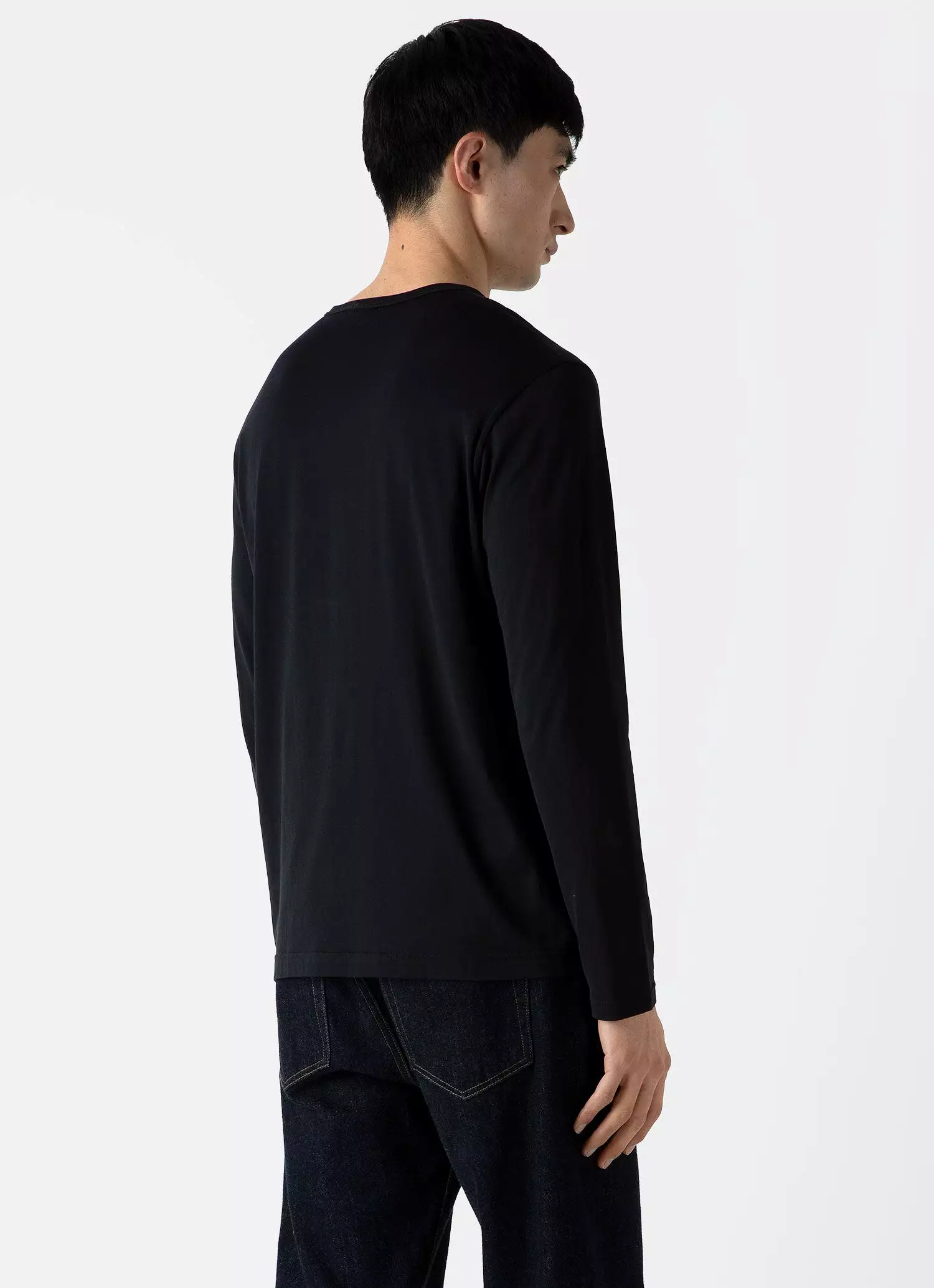 Men's Classic Long Sleeve T-shirt in Black