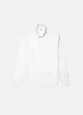 Men's Lightweight Poplin Shirt in White