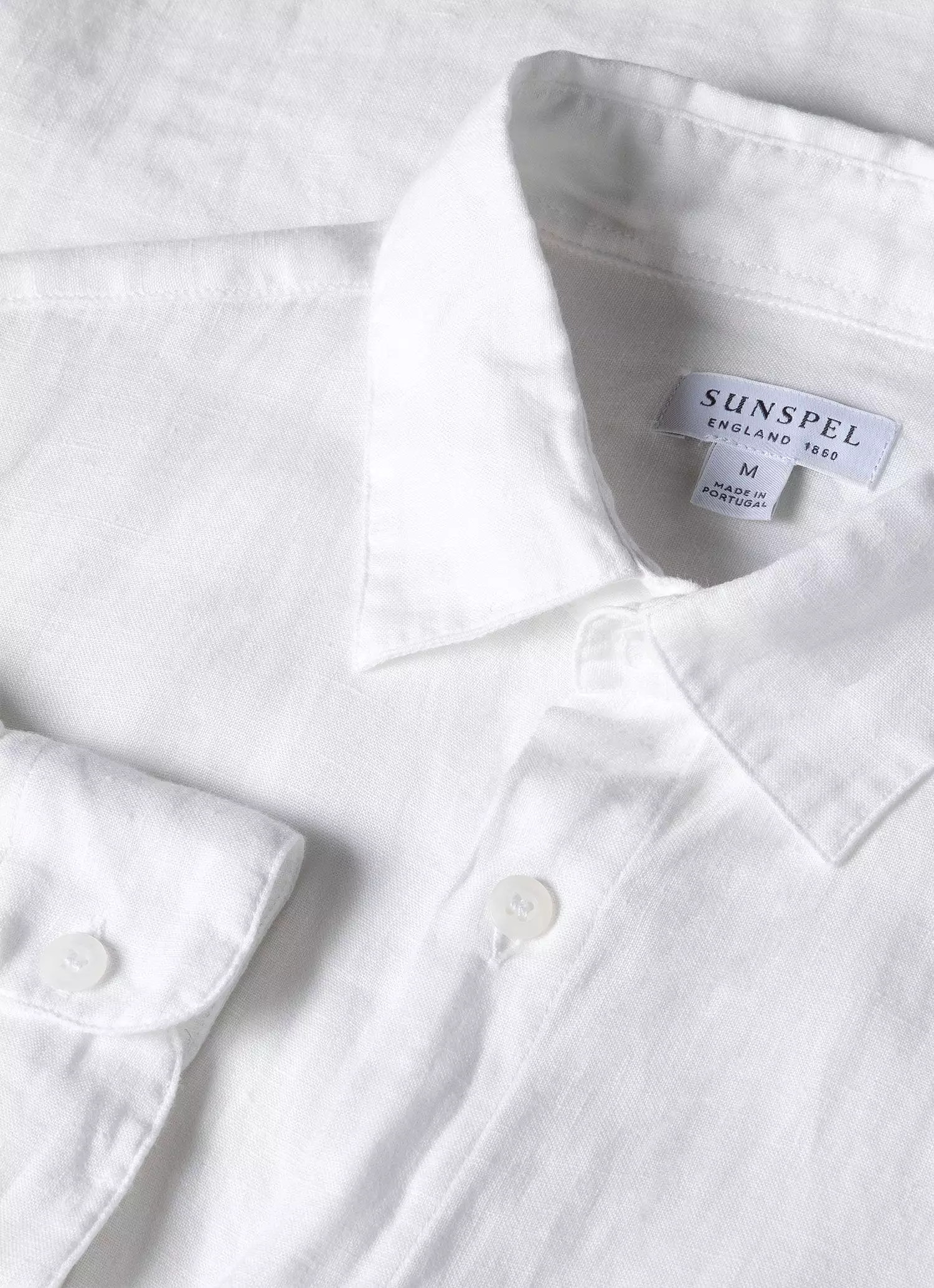 Men's Linen Shirt in White