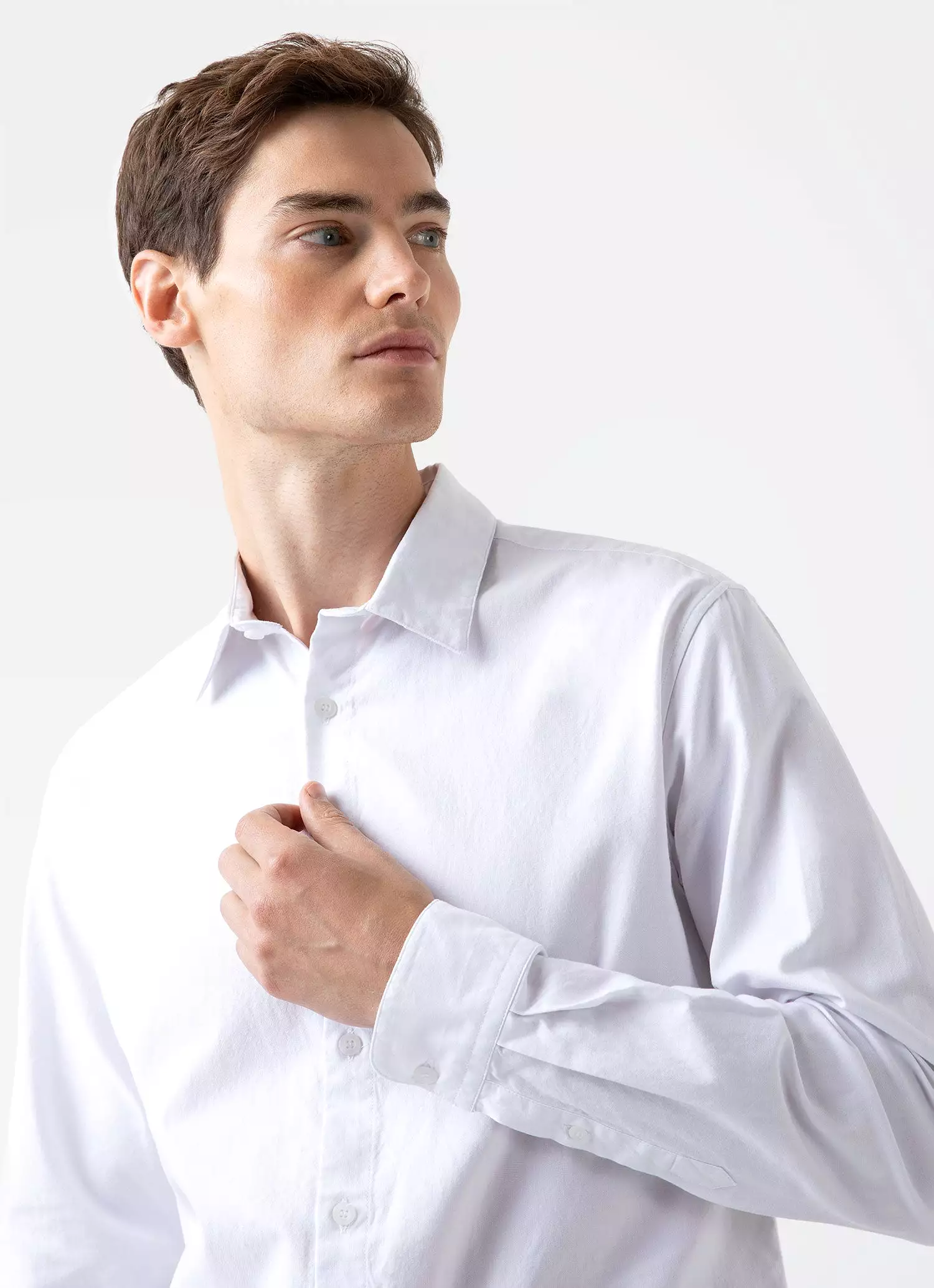 Men's Oxford Shirt in White