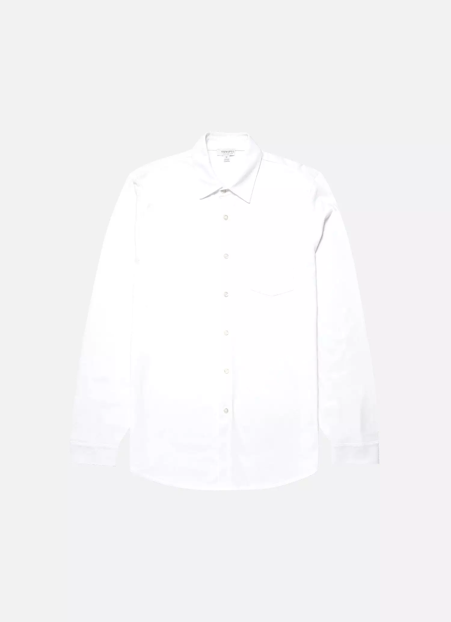 Men's Piqué Shirt in White