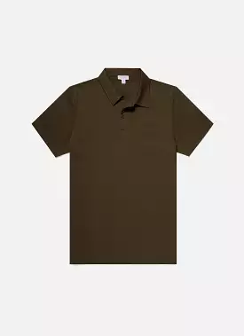 Men's Riviera Polo Shirt in Dark Olive