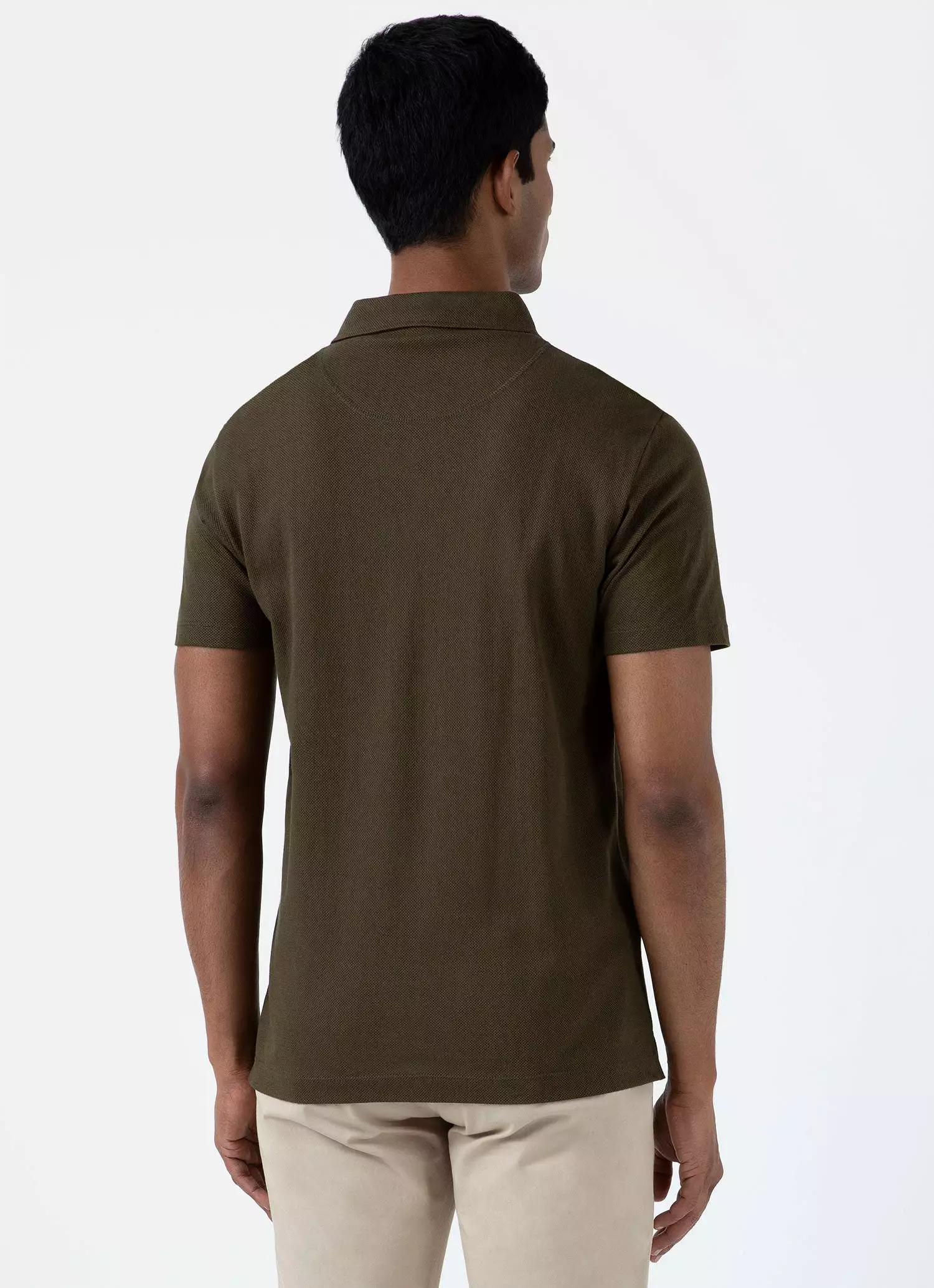 Men's Riviera Polo Shirt in Dark Olive