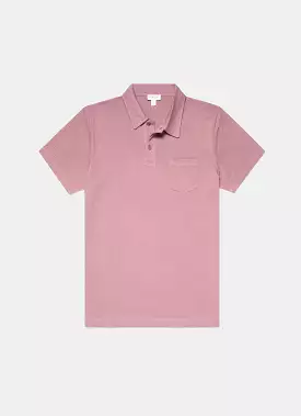 Men's Riviera Polo Shirt in Vintage Pink