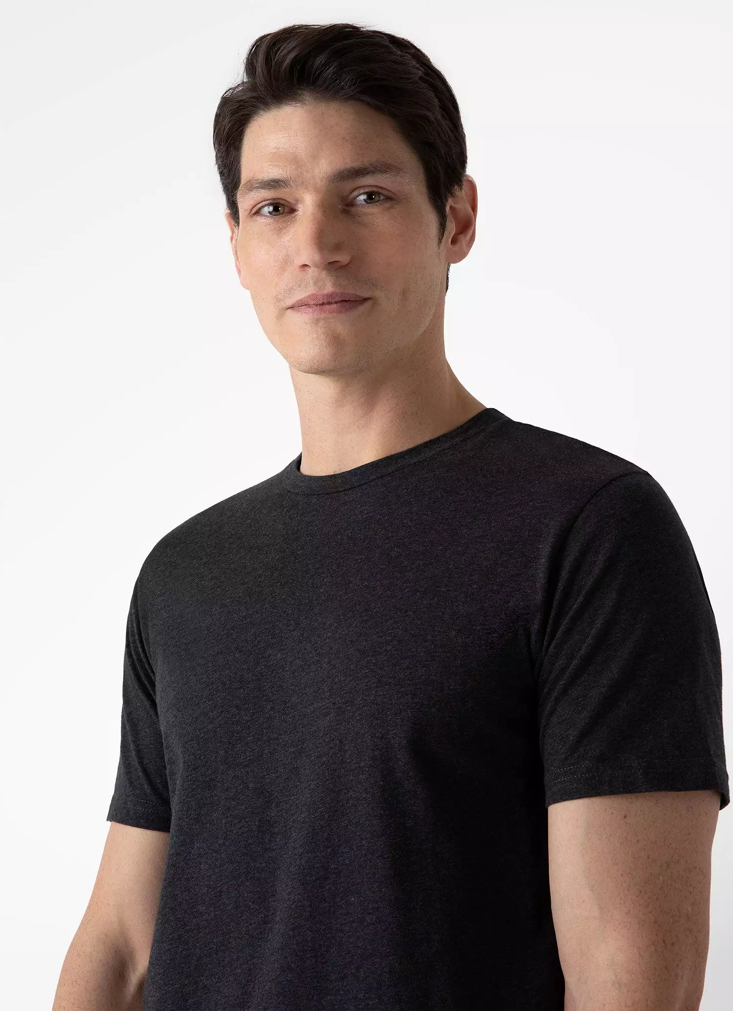 Men's Riviera T-shirt in Charcoal Melange