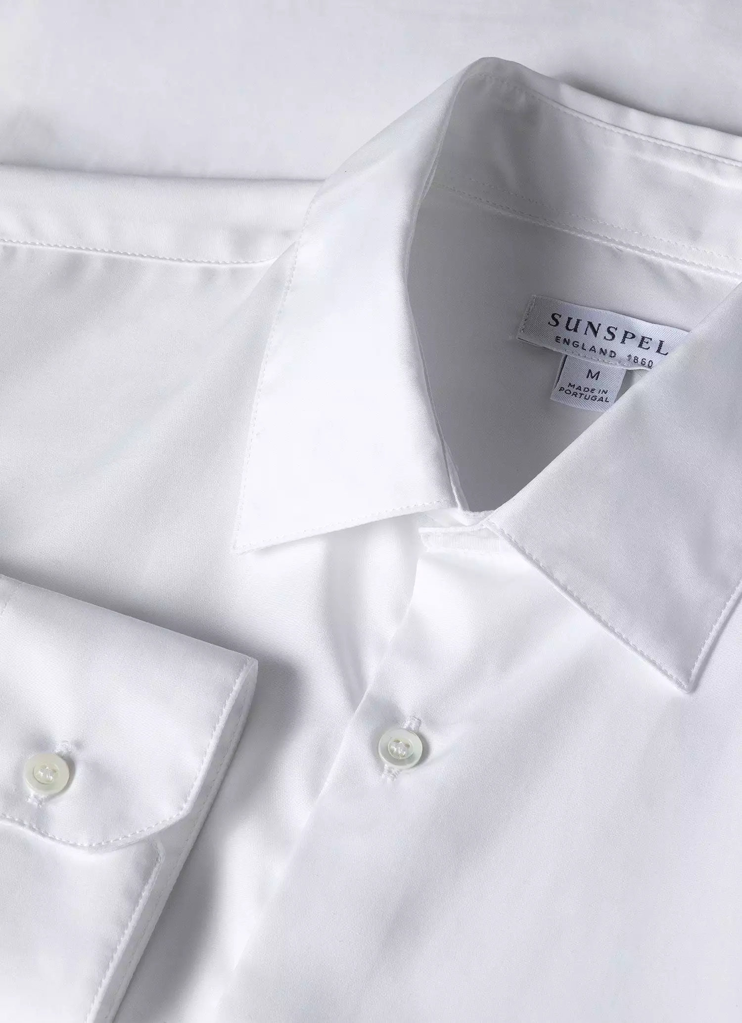 Men's Sea Island Cotton Shirt in White