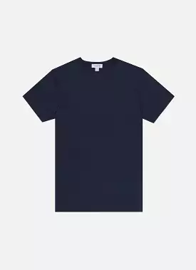 Men's Sea Island Cotton T-shirt in Navy