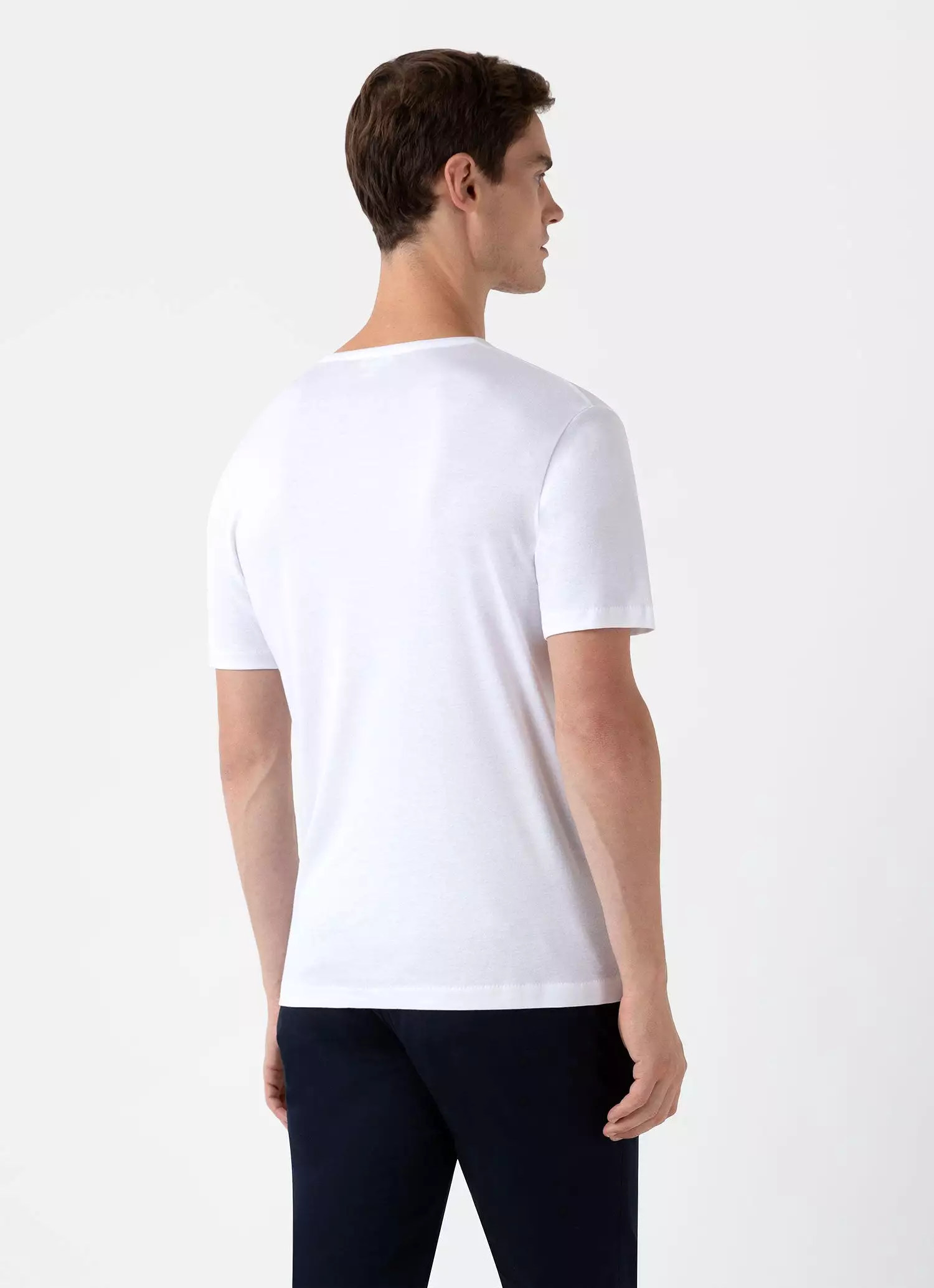 Men's Sea Island Cotton T-shirt in White