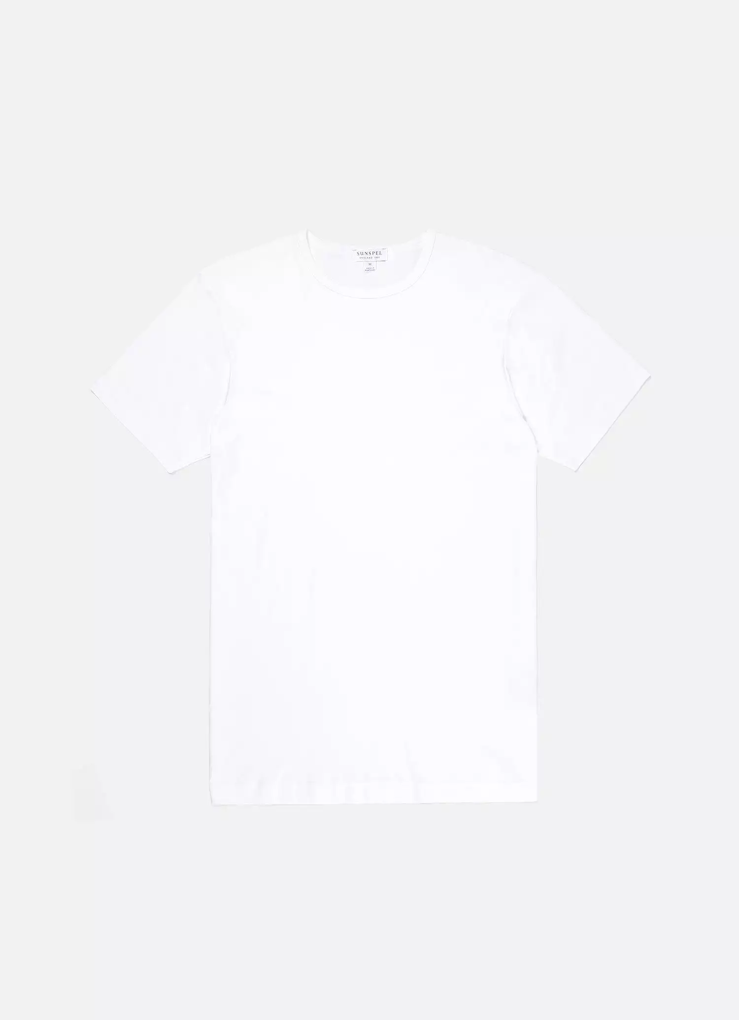 Men's Sea Island Cotton Underwear T-shirt in White