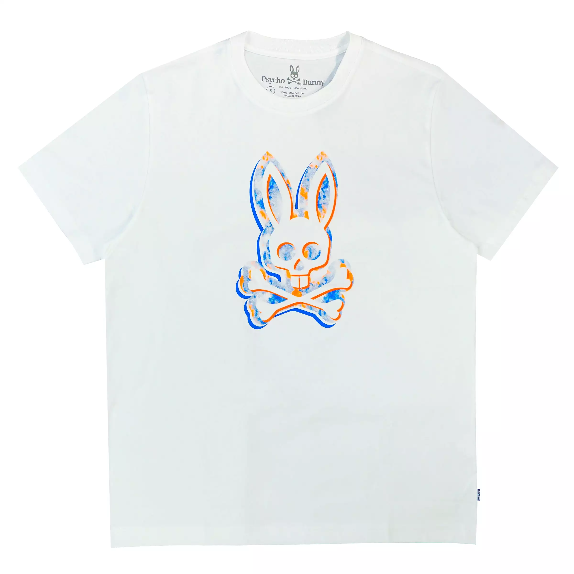 Meyer Bunny Graphic Tee (Wte/Org/Blu) /D15