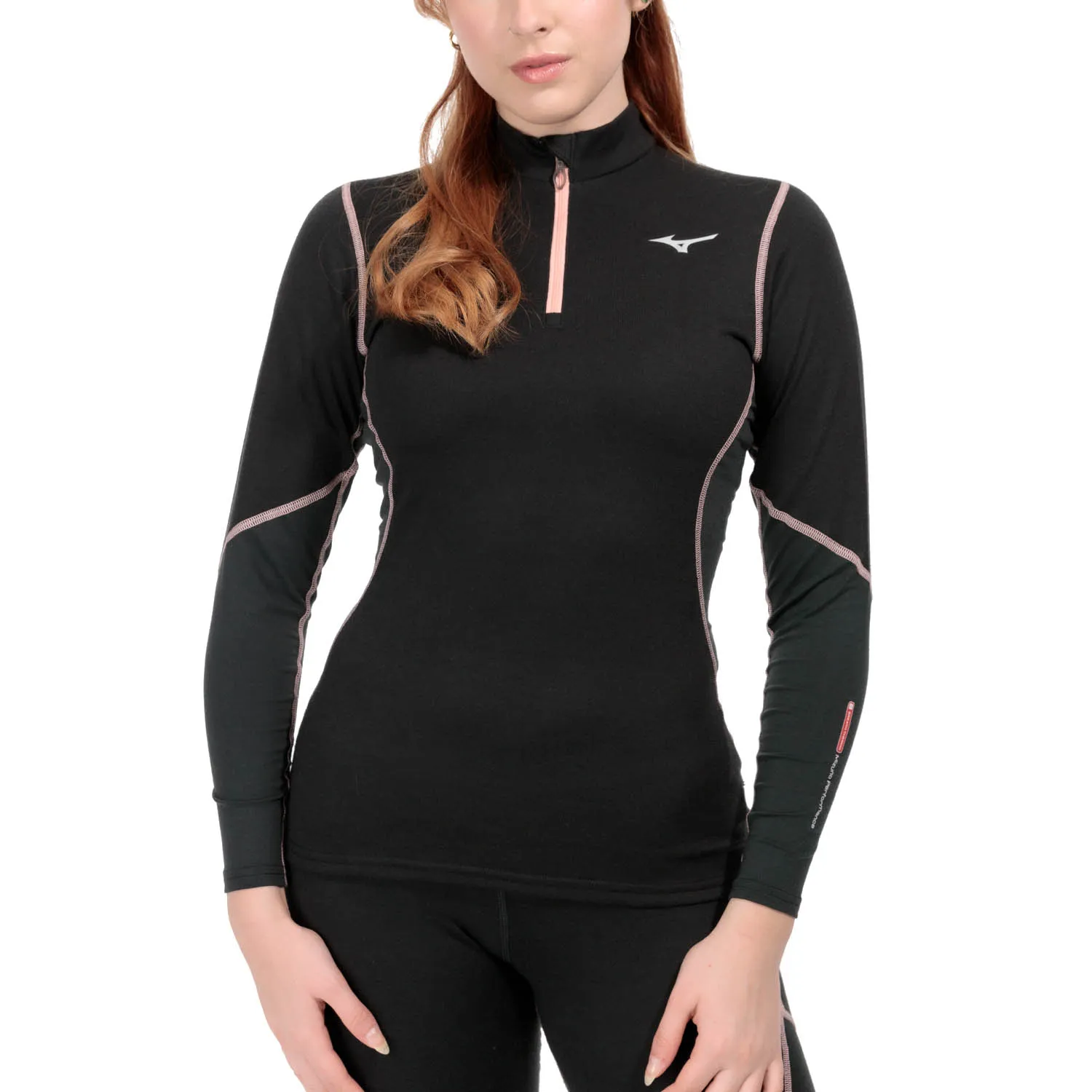 Mizuno Merino Wool Maglia  Black/Apricot Blush