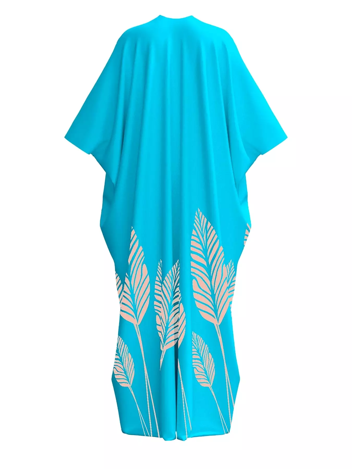 Naim Dress - Palms Blu