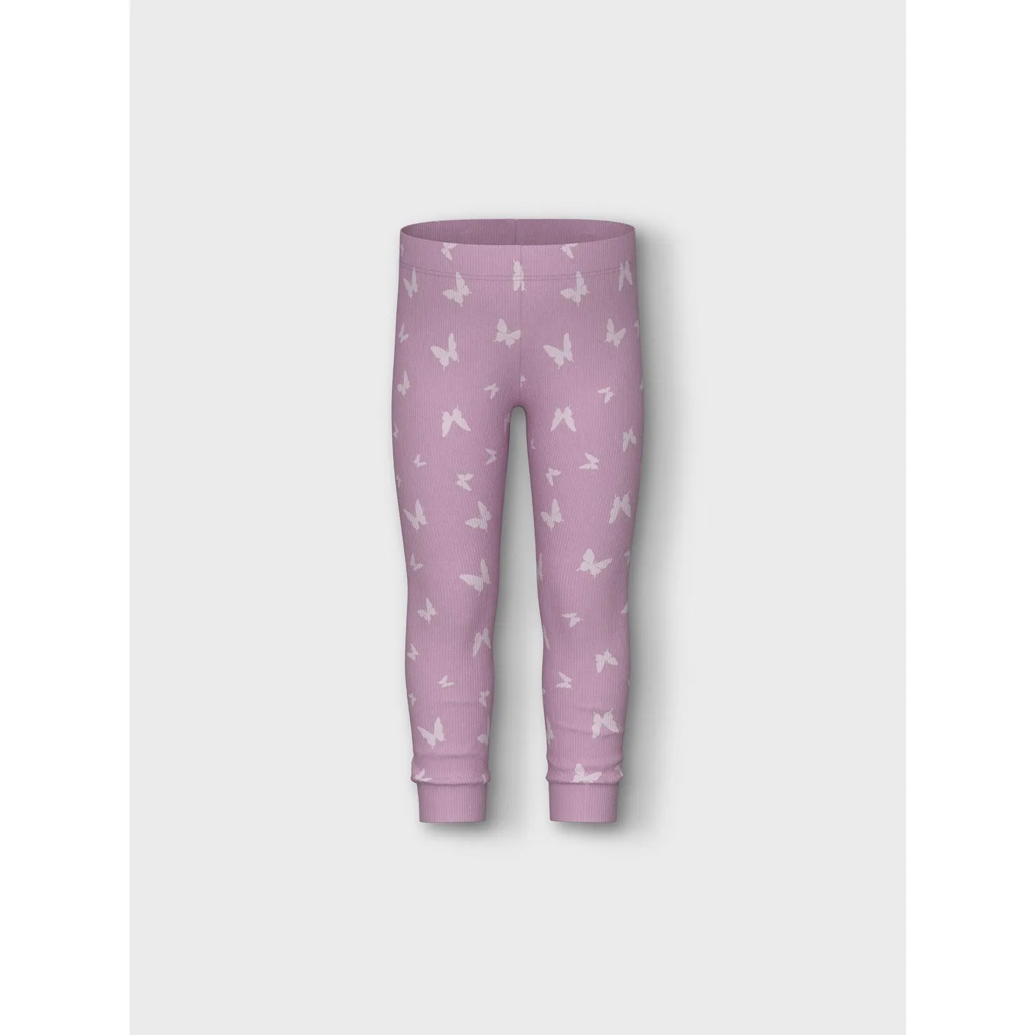 Name It Pink Lavender Pajamas Pink Butterfly Rib Noos