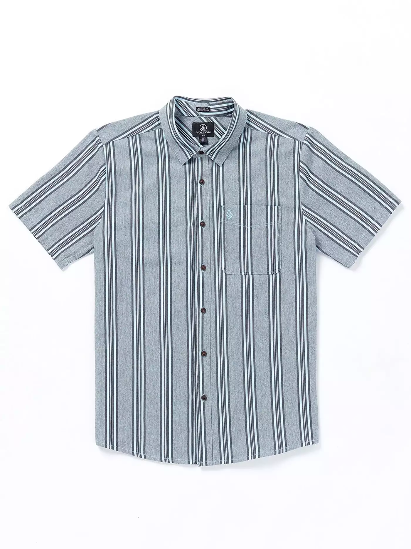 Newbar Stripe Short Sleeve Buttondown Shirt