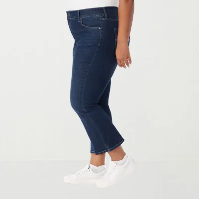 new!Gloria Vanderbilt-Plus Womens High Rise Bootcut Jean