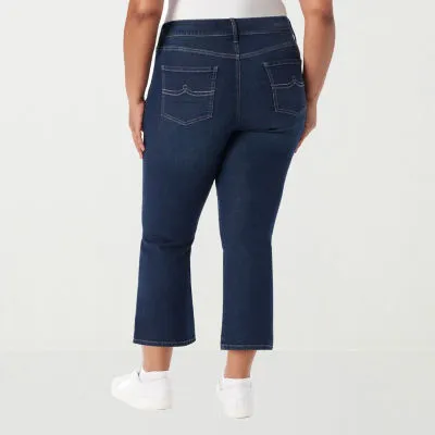 new!Gloria Vanderbilt-Plus Womens High Rise Bootcut Jean