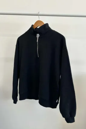 Noah Half Zip Top - Black