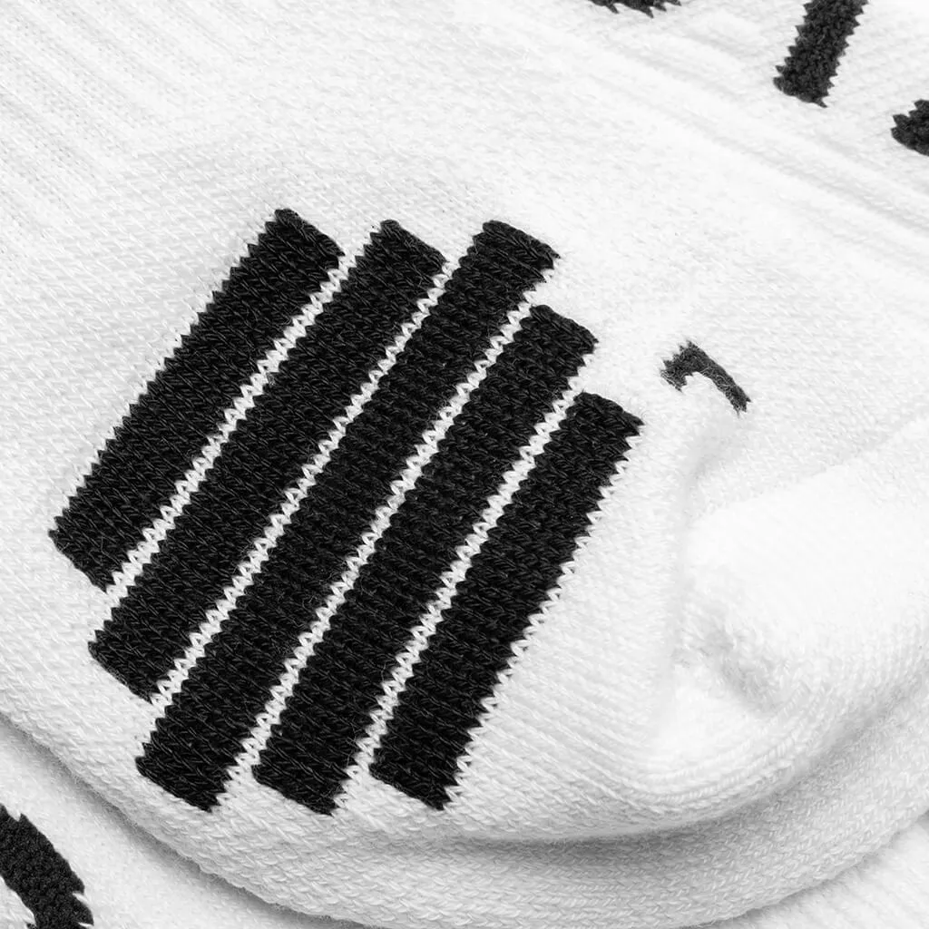 NOCTA Crew Socks - White/Black