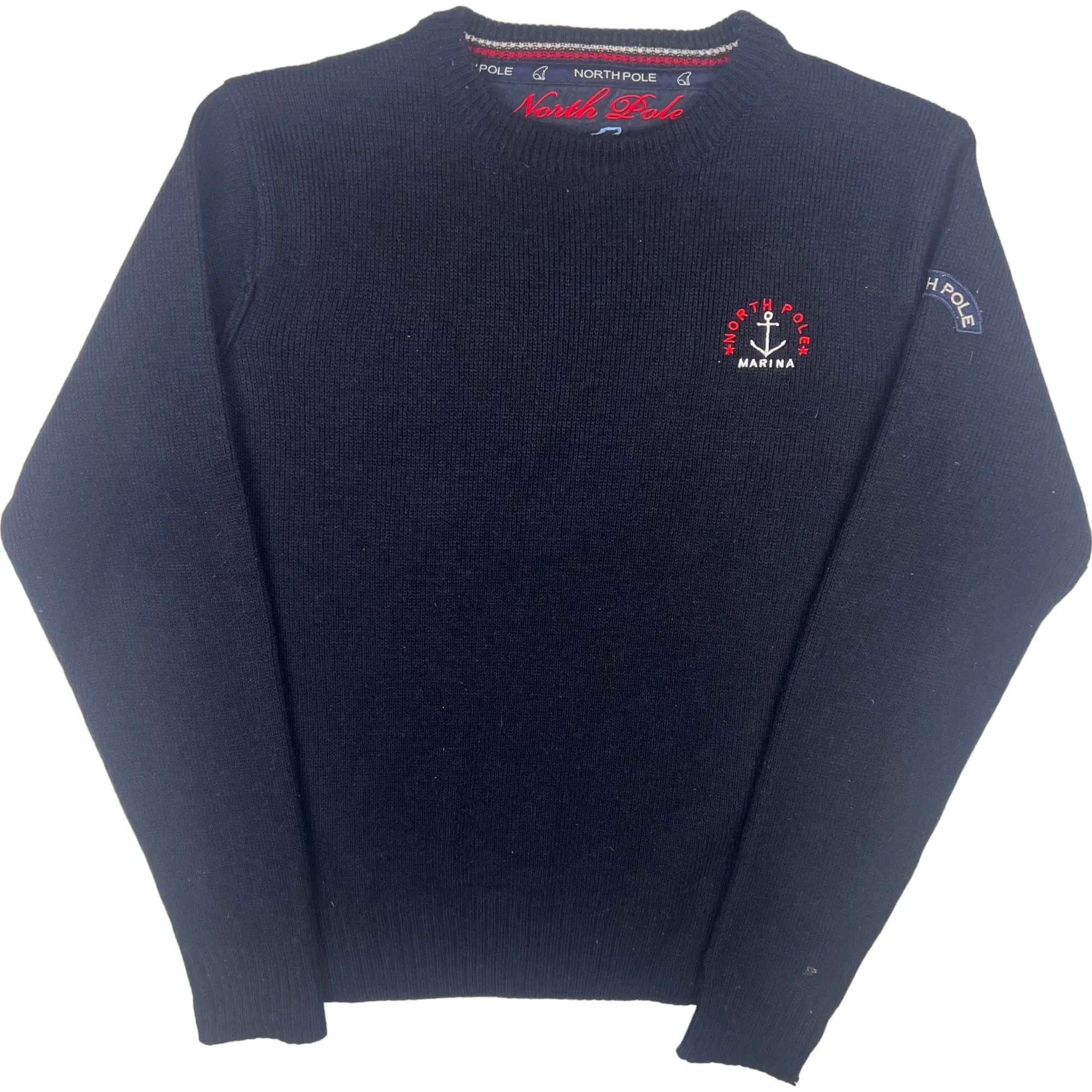 North Pole Marina Sailing Collection Roundneck Knitted Sweater Navy