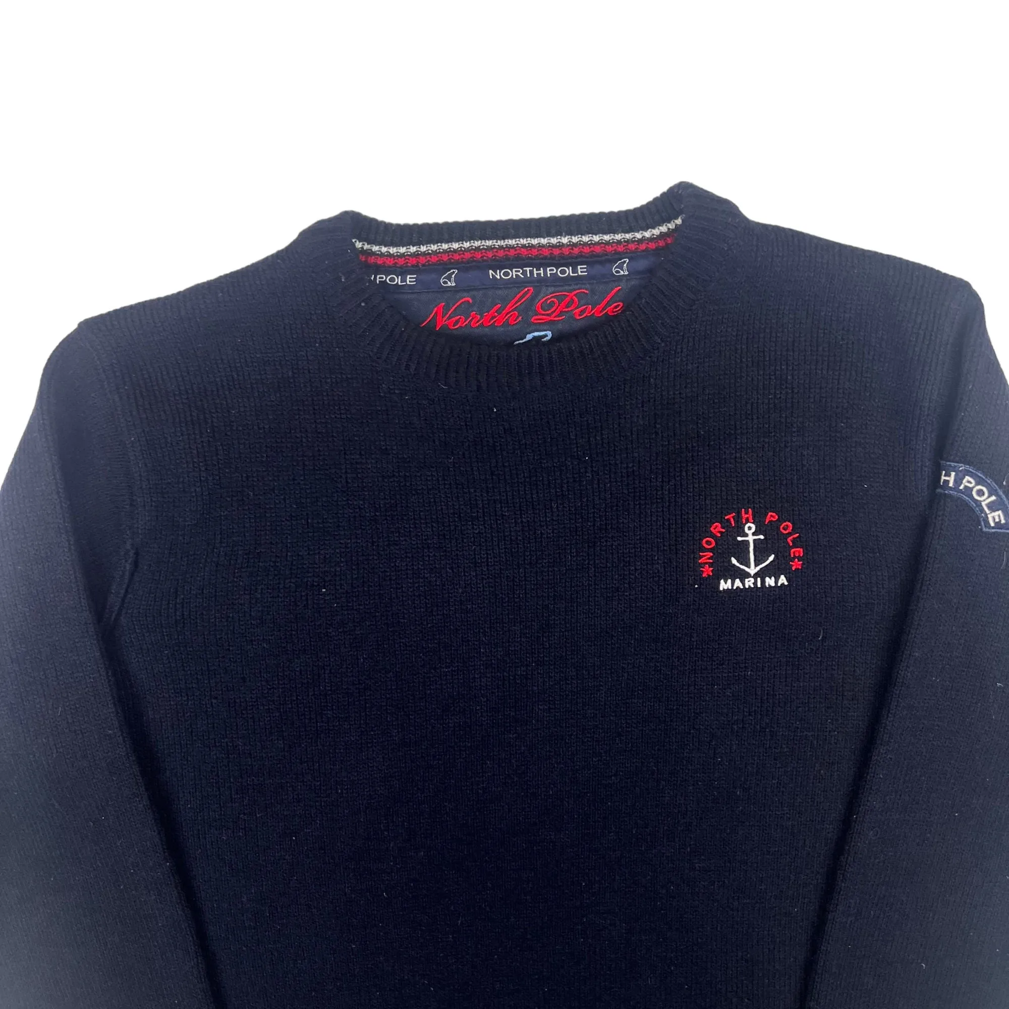 North Pole Marina Sailing Collection Roundneck Knitted Sweater Navy