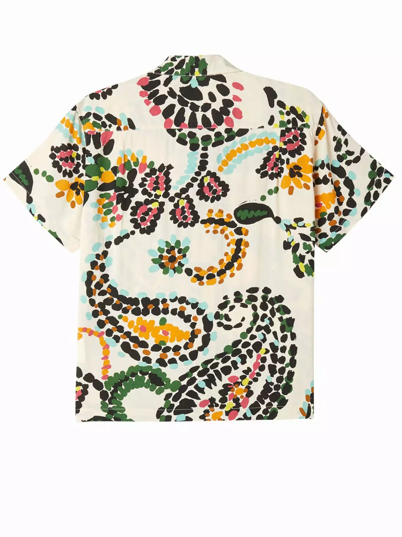 Paisley Dots Short Sleeve Buttondown Shirt