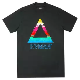 Pixel Triangle Tee (Blk/Multi) /D17