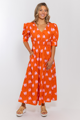 Poppy Vneck Maxi Dress