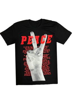 PPZZ Peace Out Tee (Blk/Red)