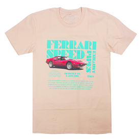 PPZZ x Rich People Ferrari Speed Tee (Pink) /D15