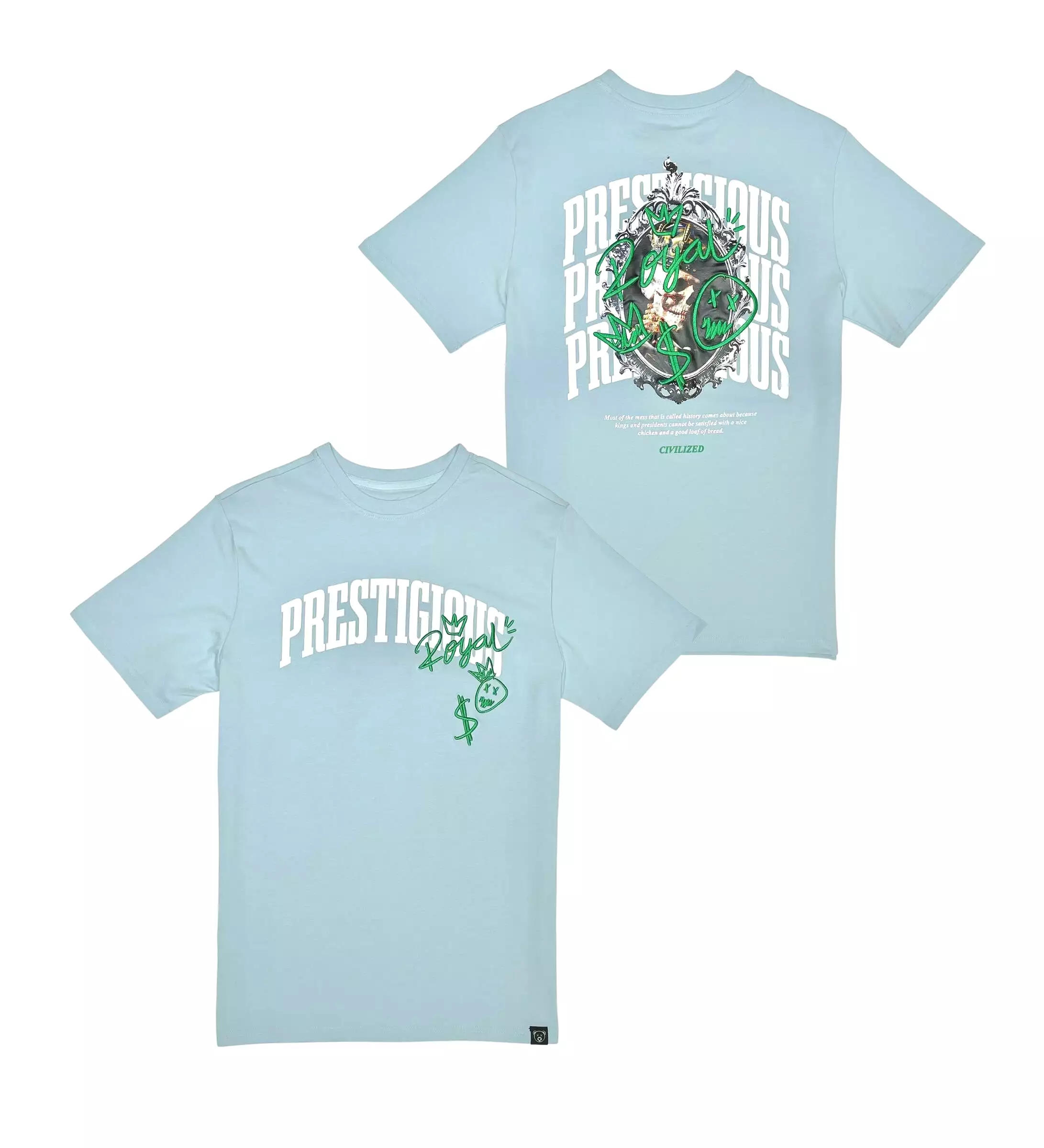 Prestigious Civilized Tee (Lt. Blue) /D1