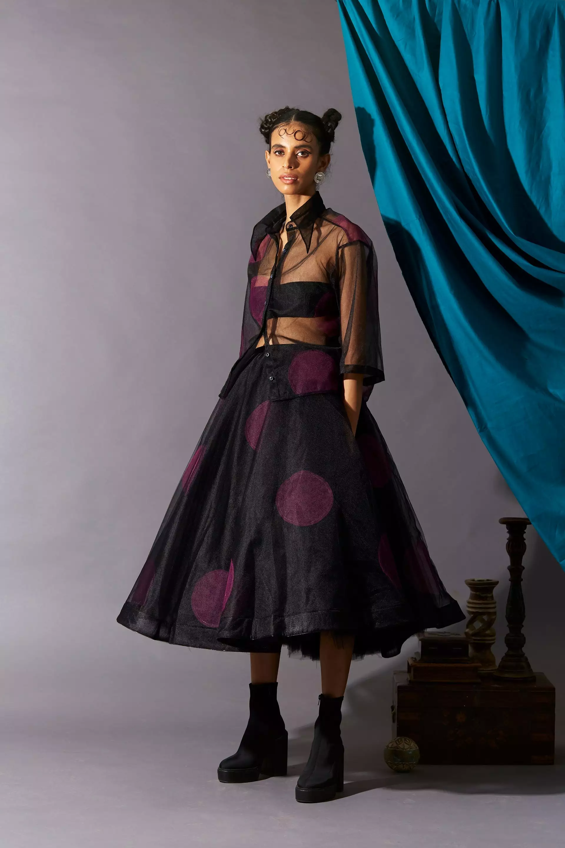 QUOD Polka Tulle Skirt