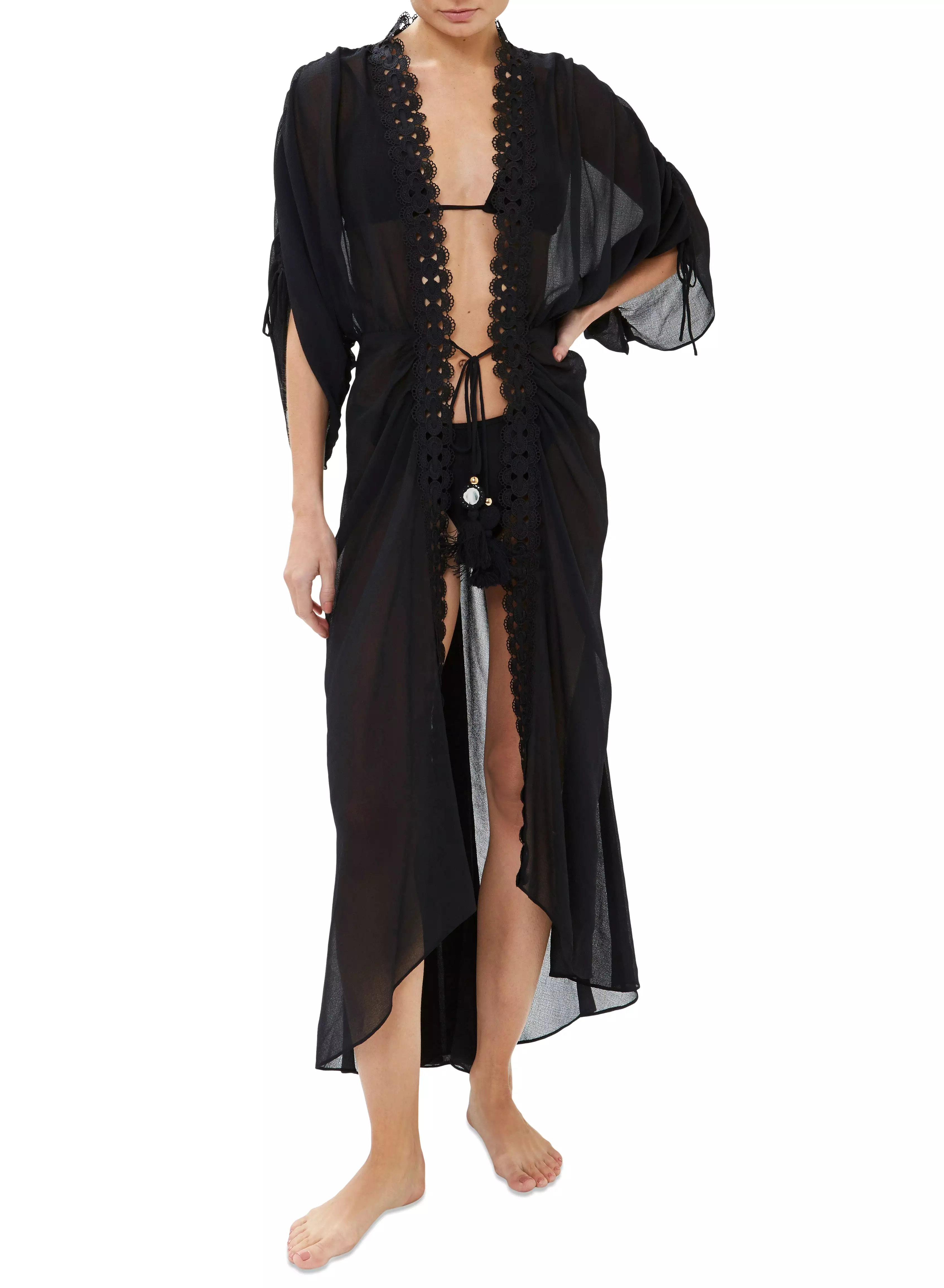 Ramy Brook - Raelynn Coverup Maxi Dress - Black