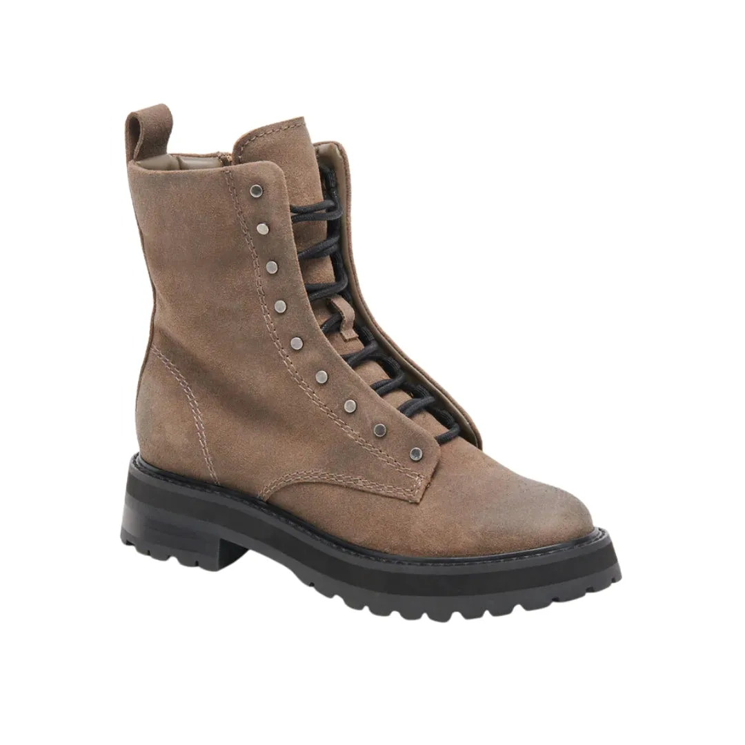 RANIER COMBAT BOOT OLIVE SUEDE