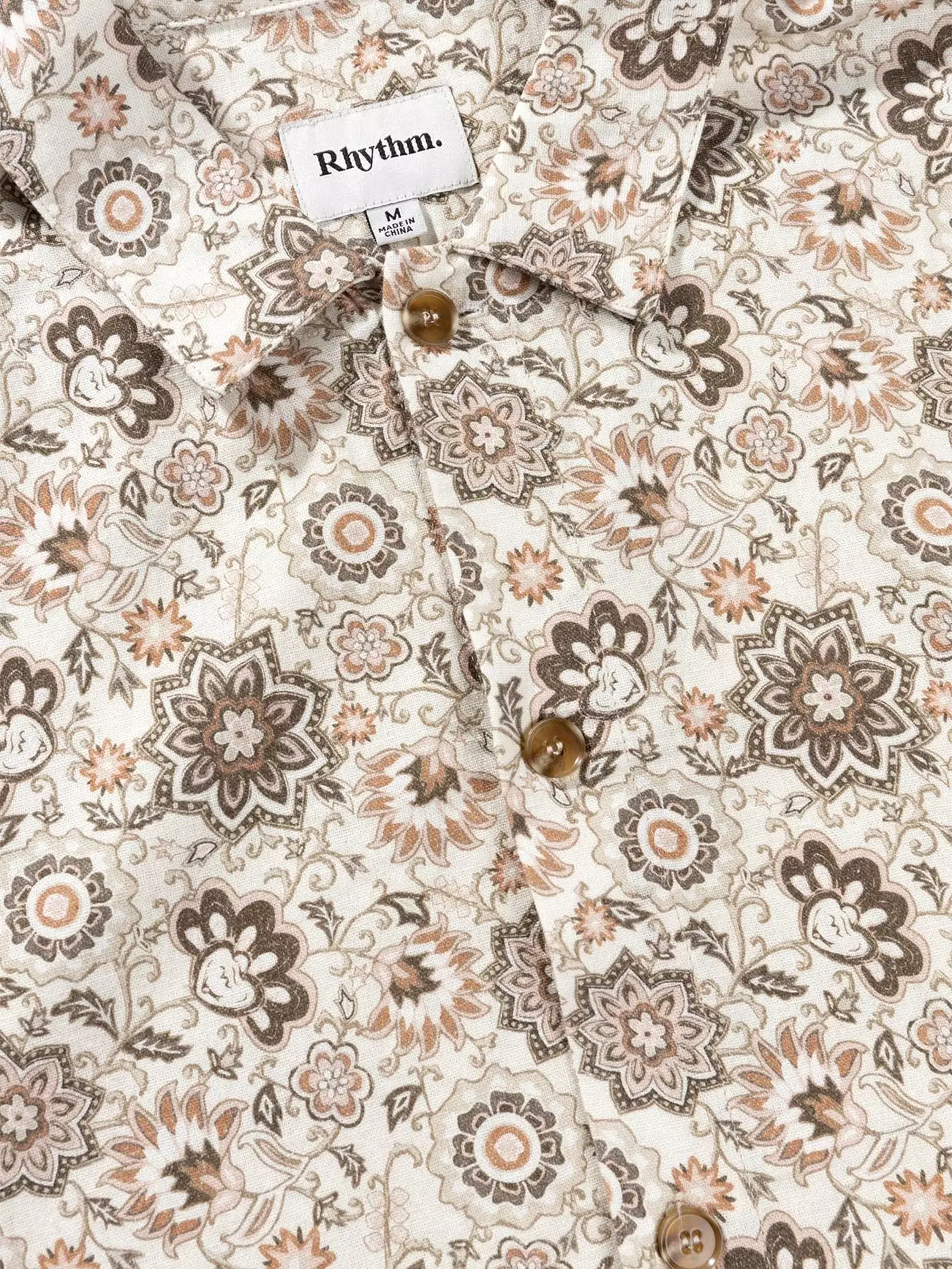 Raya Paisley Short Sleeve Buttondown Shirt