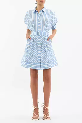 Rebecca Vallance Ava Button Up Mini Dress