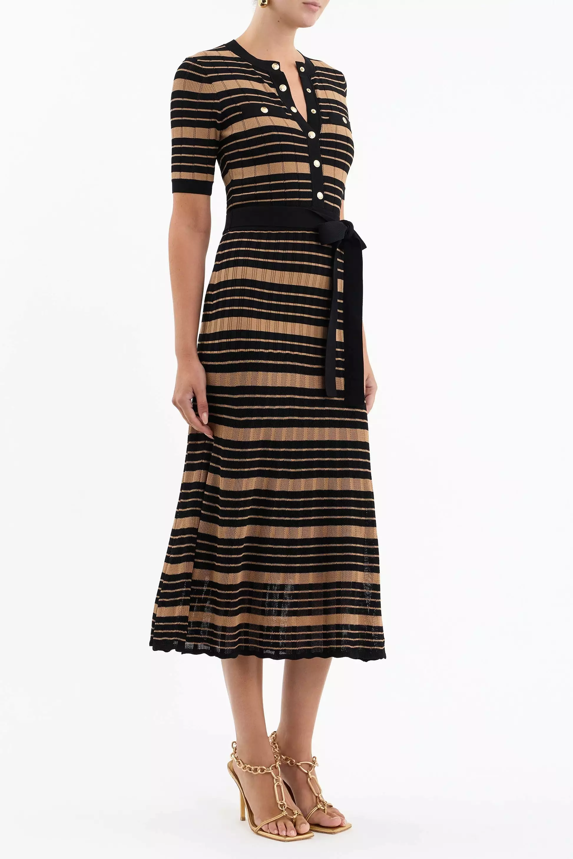 Rebecca Vallance Rivoli Knit Midi Dress