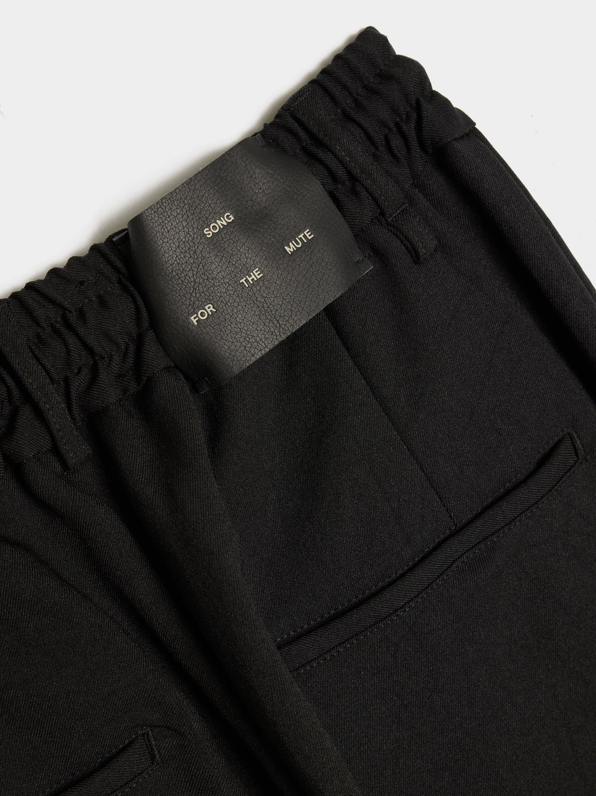 Recycled Poly Lounge Pant, Black