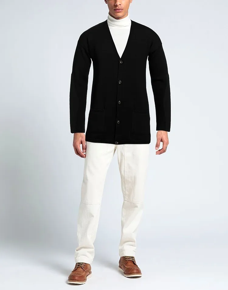 RICK OWENS  |Wool Plain Designers Cardigans