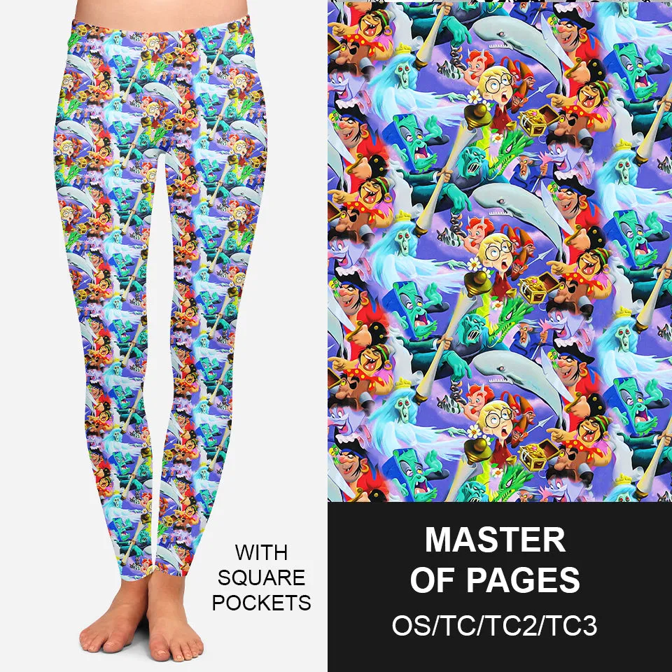 RTS - Mastering Books Leggings w/ Pockets