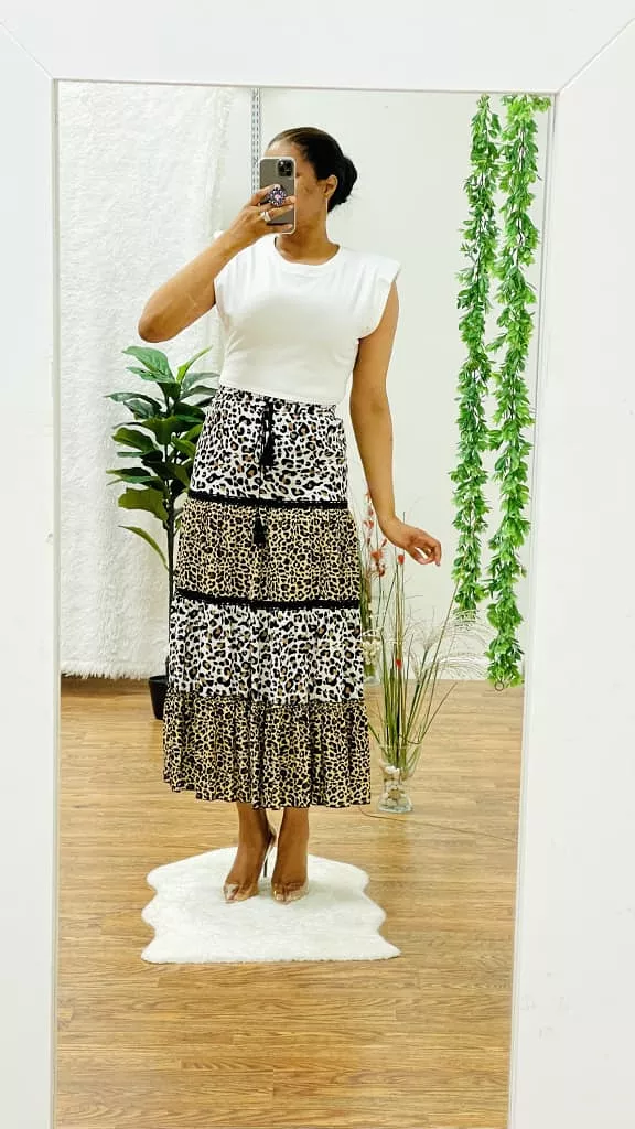 Sade printed skirt