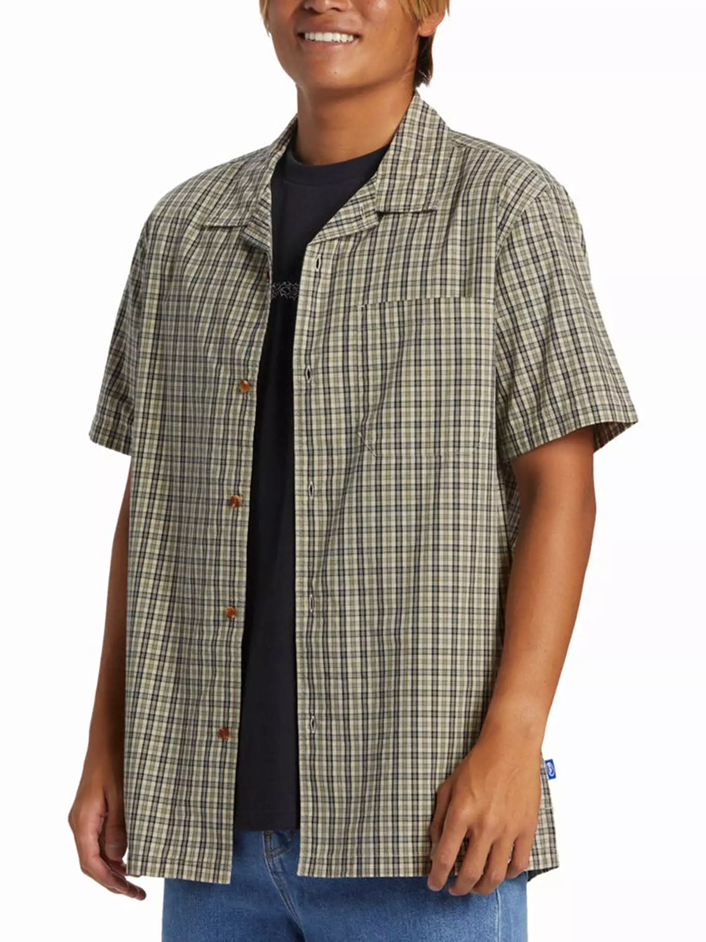 Saturn Casual Short Sleeve Buttondown Shirt