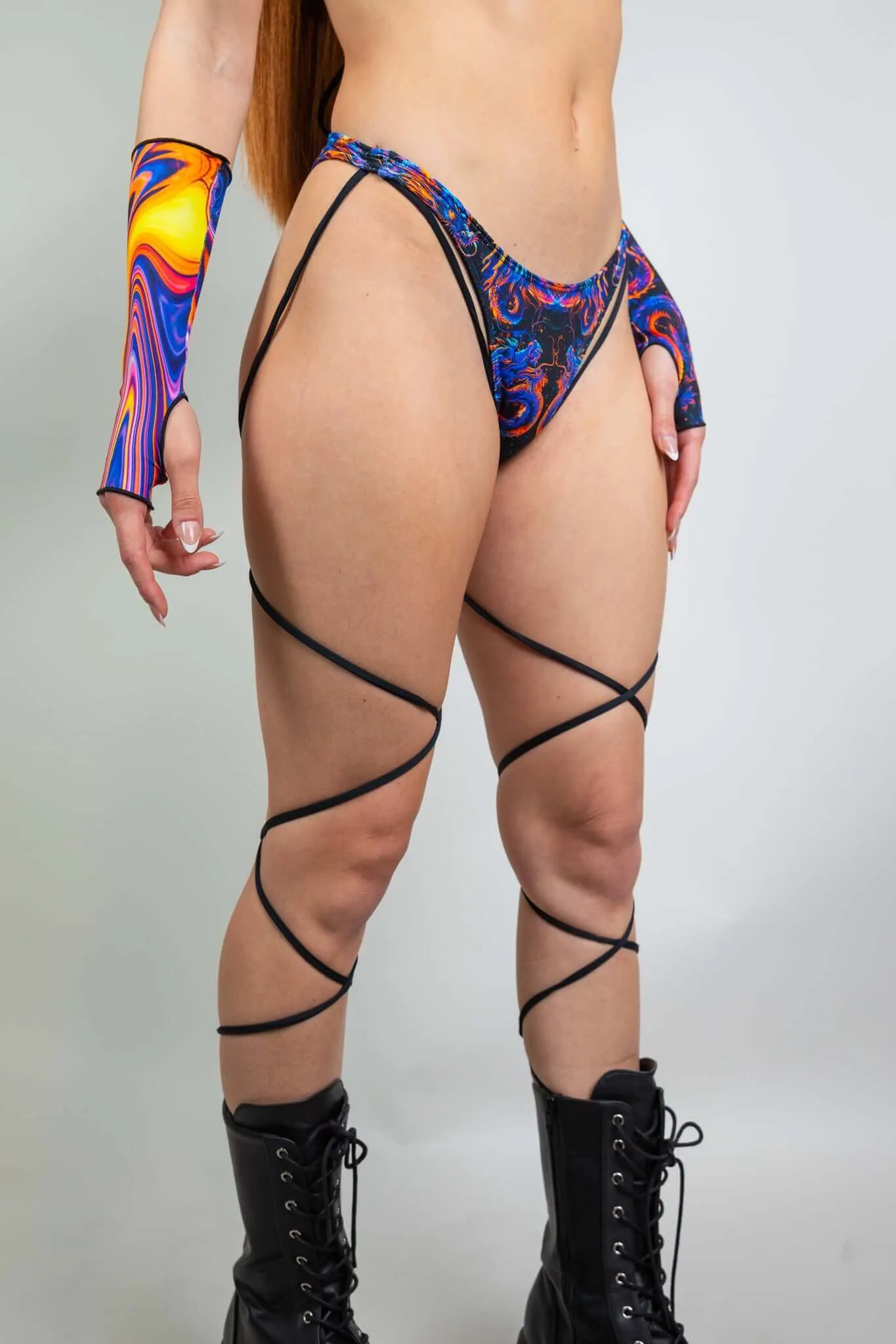 ShadowFlame High Hip Strappy Bottoms