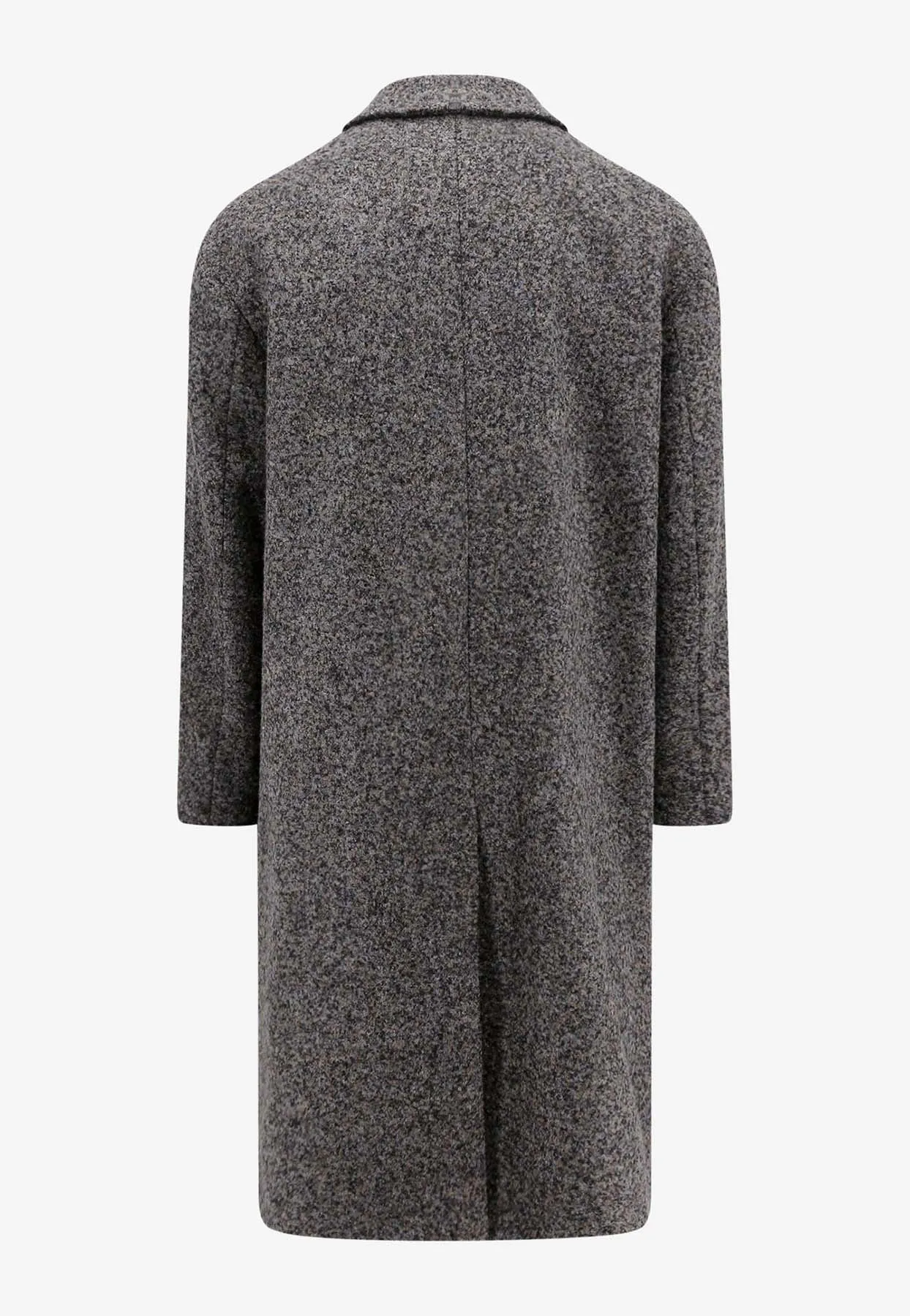 Single-Breasted Wool Coat