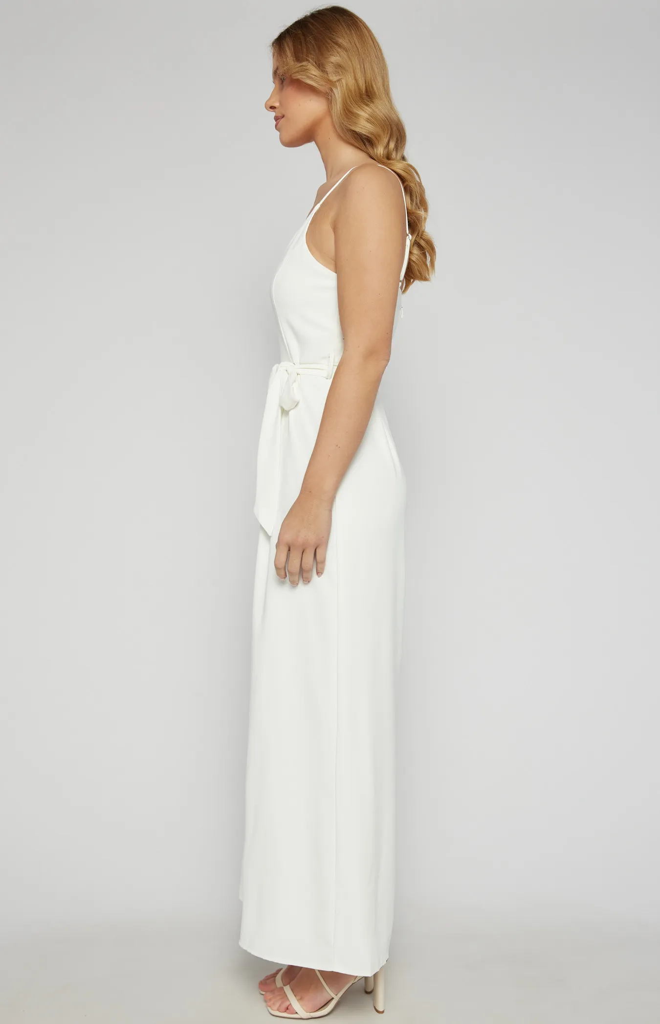 Singlet Strap Jumpsuit with Pleated Leg Detail (SJP412A)