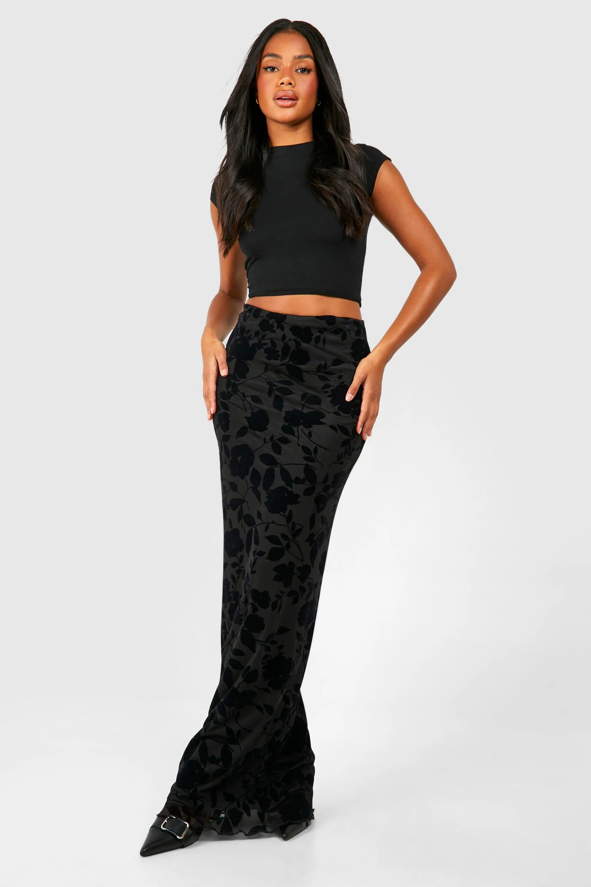 Skirts | Devore Maxi Skirt | boohoo