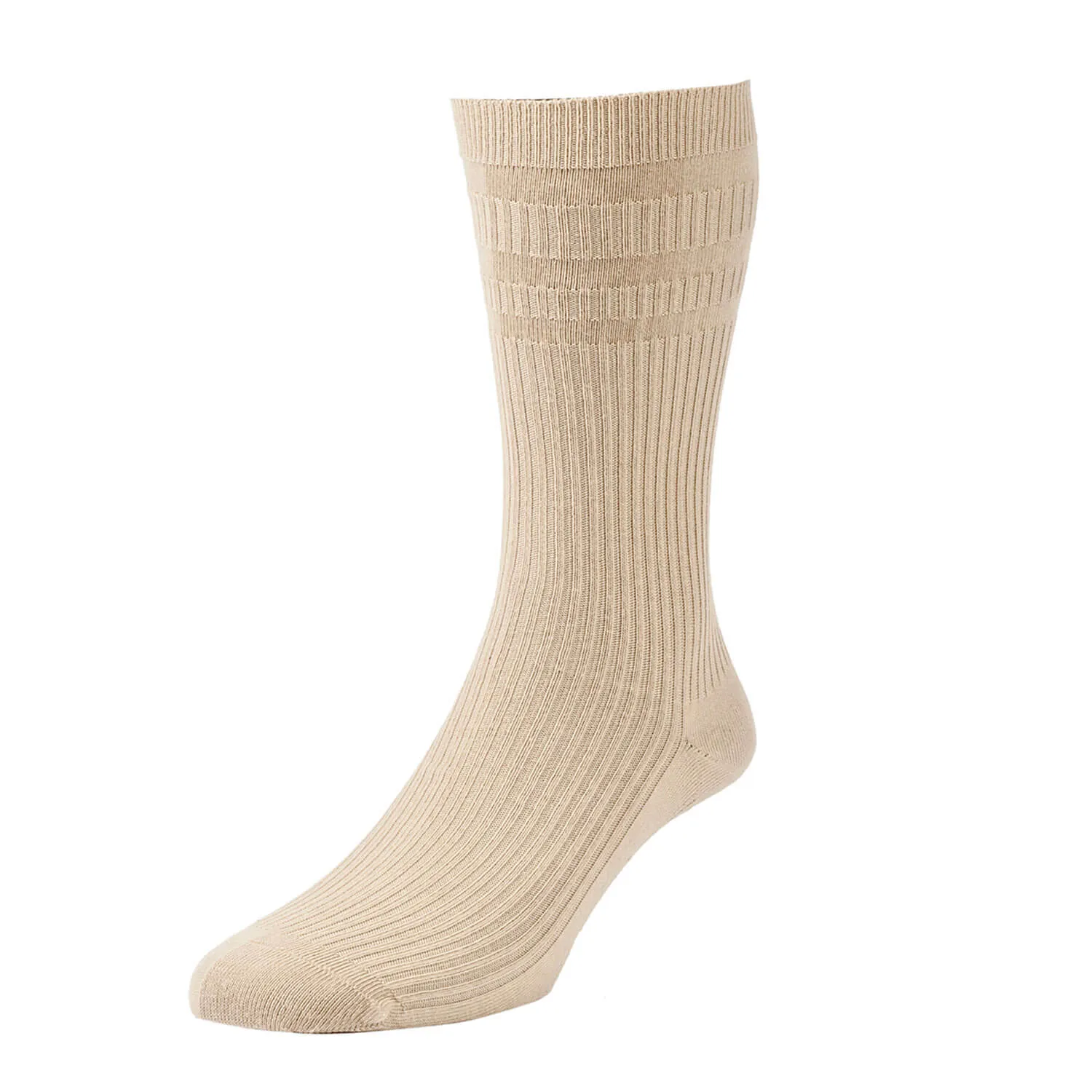 Softop Cotton Rich Diabetic Socks - Oatmeal